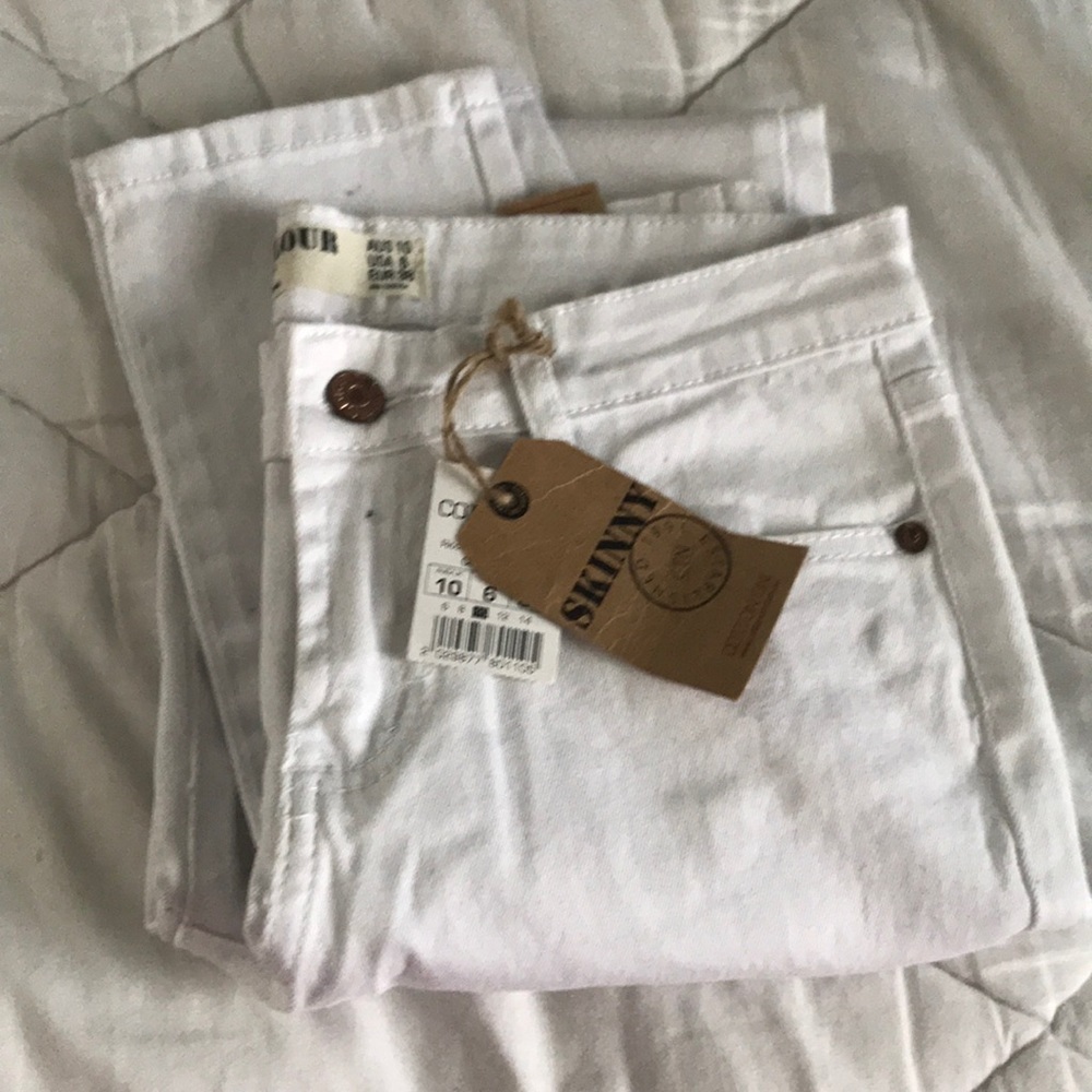 White jeans
